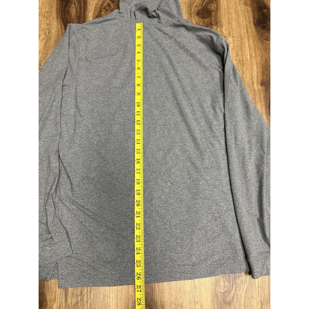 Good Good Golf Performance Hoodie Mens M Gray Stretch Pullover Pocket - Picture 7 of 7